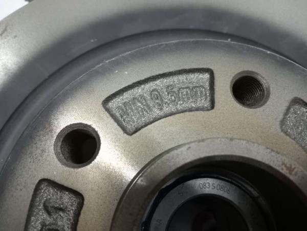 Renault Latitude Arka Fren Diski Rulmanlı Orjinal [Okuyucu Hasarlı] YP [C-B-120]