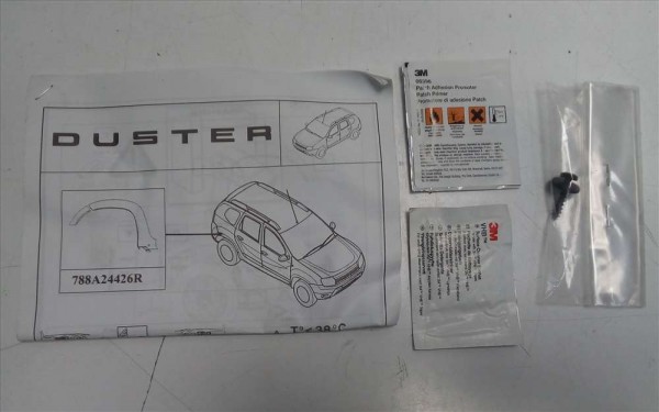 Dacia Duster Sağ Arka Çamurluk Koruma Bandı Bakaliti Dodik Komple 2 Parça YP (DI-109)