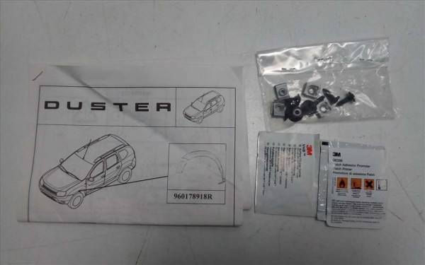 Dacia Duster Sol Ön Çamurluk Koruma Bandı Bakaliti Dodik Komple 2 Parça Orjinal YP (DI109)