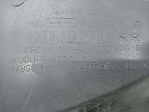 Renault Scenic 3 Laguna 3 Gösterge Alt Kaplaması Bakaliti CP [C-A-110]