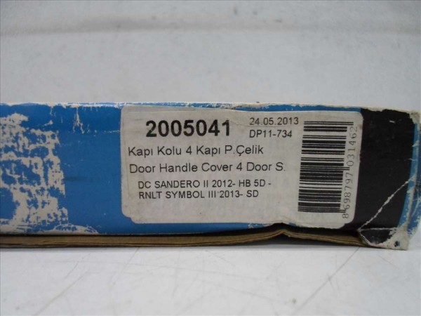 Dacia Sandero Dış Kapı Kolu Nikelaj Krom Kaplaması Takımı 2005041 YS YP [C-B-130]