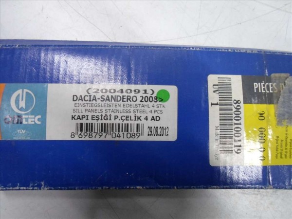 Dacia Sandero Kapı Eşiği 2004091 YS YP [D-B-130]