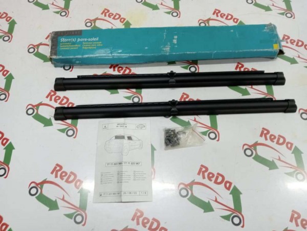 Renault Megane 2 Arka Kapı Cam Perdesi Takım ORJİNAL 7711223967 YP [D-B-130]