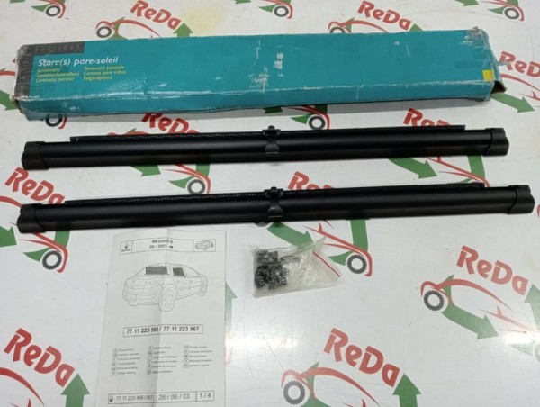 Renault Megane 2 Arka Kapı Cam Perdesi Takım ORJİNAL 7711223967 YP [D-B-130]