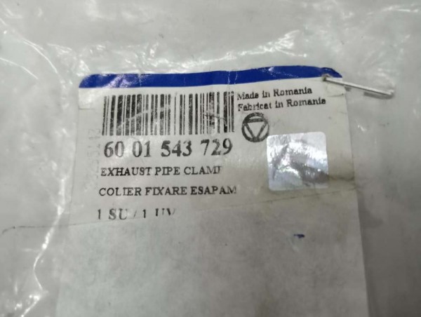 Dacia Logan Solenza Egzoz Kelepçesi Orjinal 6001543729 YP [D-B-130]