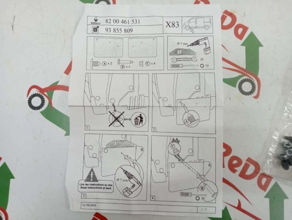 Renault Trafic 3 Ön Paçalık Sağ Sol Takım 8200461527 YP [D-C-130]