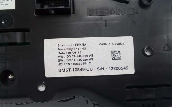 FORD FOCUS GÖSTERGE TABLOSU PANELİ KİLOMETRE SAATİ KOMPLE BM5T-10849-CU CP(JA-120)