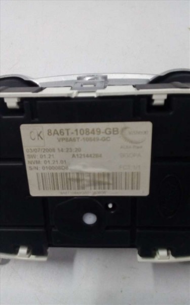 FORD FİESTA GÖSTERGE TABLOSU PANELİ KİLOMETRE SAATİ KOMPLE 8A6T-10849-GN VP8A6F-10849-GP CP (JA-120)