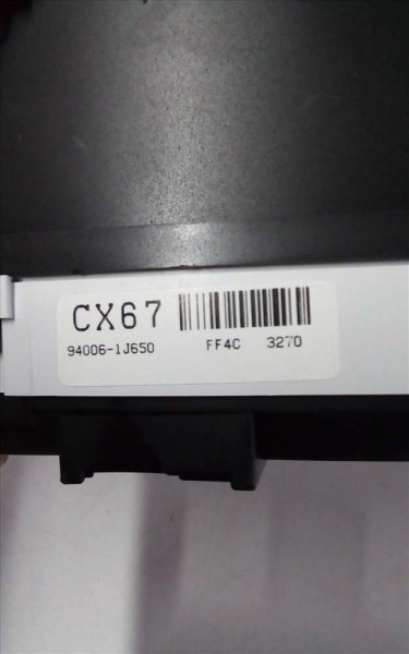 HYUNDAİ İ20 GÖSTERGE TABLOSU PANELİ KİLOMETRE SAATİ KOMPLE AMBALAJSIZ ÜRÜN 94006-1J650 YP (JA-120)