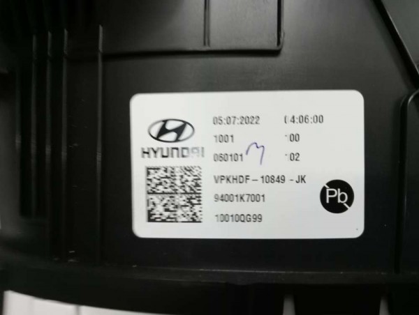 Hyundai İ10 Gösterge Paneli Saati 94001-K7001 SP YP (JA-120)