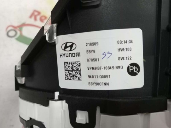 Hyundai İ20 Bayon Gösterge Tablası Paneli Sökme 94011-Q0091 YP (JB-120)