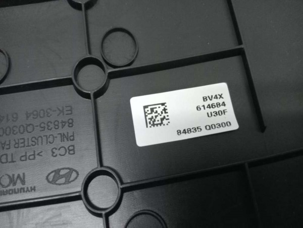 Hyundai İ20 20/22 Gösterge Paneli Üstü Şapka Orj 84835-Q0300 SP YP (GF-120)