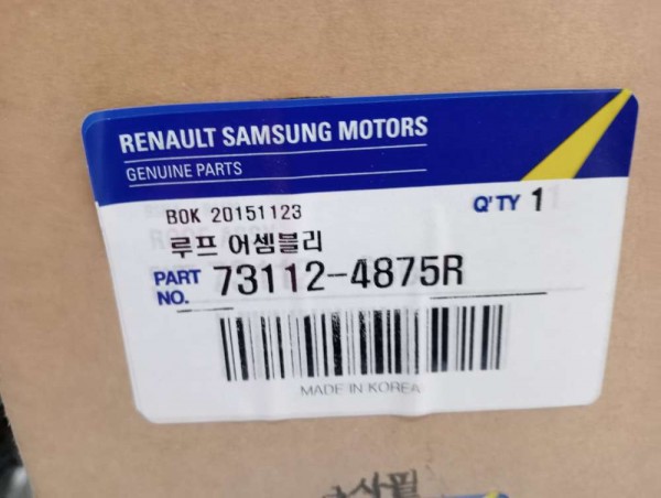 Renault Latitude Tavan Sacı 731124875R YP [D-E-200]