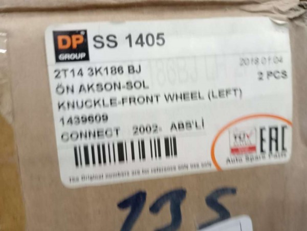 Ford Connect Sol Ön Aks Taşıyıcı 02- 2T14-3K186-BJ YS YP(BH-120)