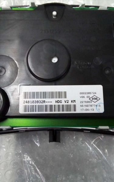 DACIA DOKKER LODGY GÖSTERGE TABLOSU PANELİ KİLOMETRE SAATİ 248103932R YP (JA-130)