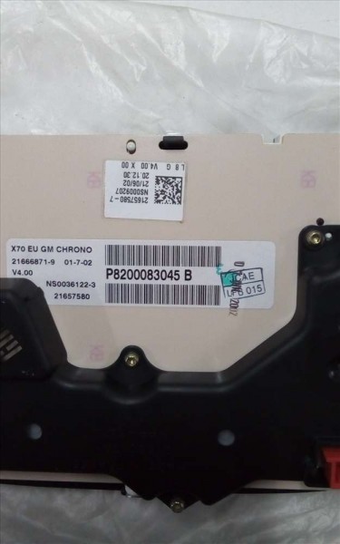 RENAULT MASTER 2 GÖSTERGE TABLOSU PANELİ KİLOMETRE SAATİ KOMPLE A.Ü. P8200083045B YP  (JB-120)