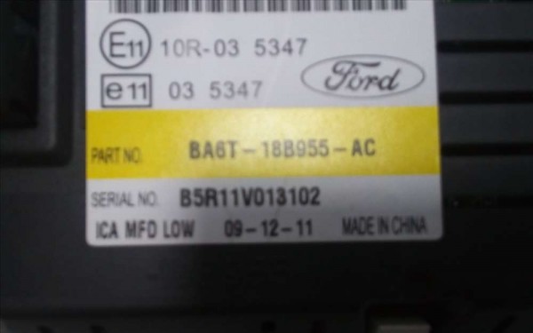 FORD FİESTA GÖSTERGE BİRİM EKRANI BA6T-18B955-AC CP (JB-130)