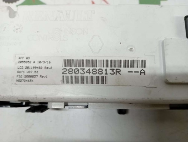 RENAULT MEGANE 3 FLUENCE DİJİTAL RADYO TEYP GÖSTERGE EKRANİ 280348813R CP (JB-130)