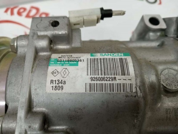 Dacia Duster Logan Clio 3 Klima Kompresörü [926006229R] ORJİNAL YP [G-A-110]
