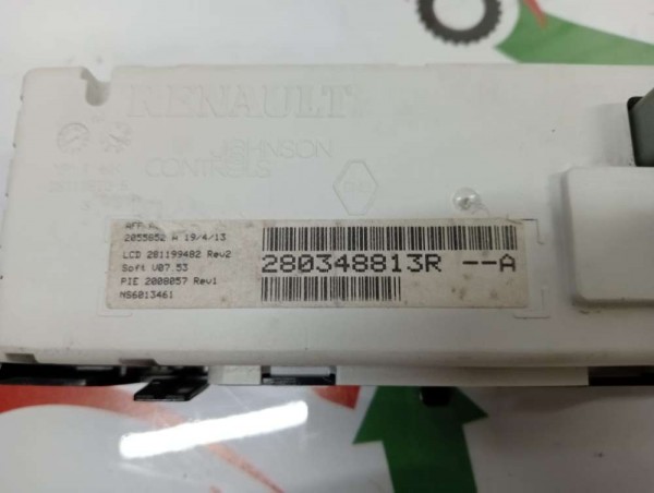 RENAULT MEGANE 3 FLUENCE DİJİTAL RADYO TEYP GÖSTERGE EKRANİ 280348813R A.Ü. YP (JB-130)