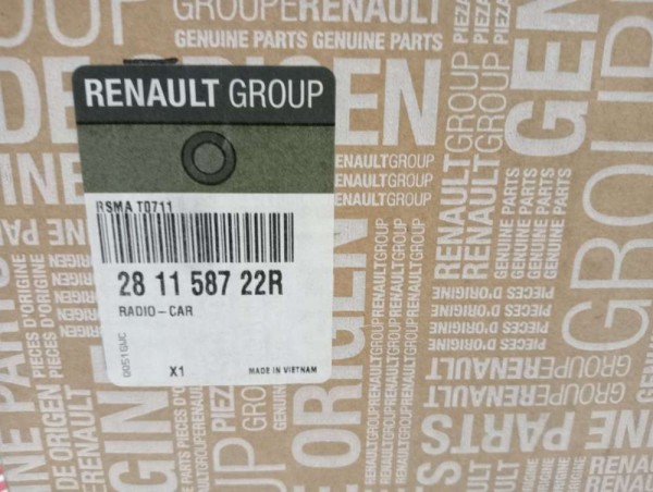 Renault Captur Trafic 2 Double Ekran Navigasyonlu Orjnal Sıfır [281158722R] YP [G-F-130]