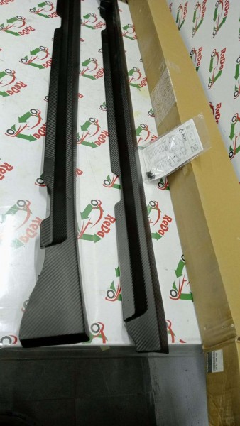 Renault Clio 4 Marşpiyel Kaplama Takımı Karbon Orjinal Amb.YP (İH-150)