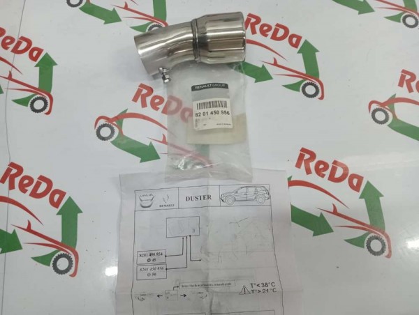 Dacia Duster Krom Egzoz Ucu 4X4 [8201450956] YP [D-B-130]