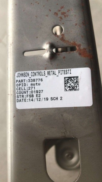 LOGAN SANDERO1 SOL ÖN KOLTUK SIRT İSKELETİ 6001547730 YP (IA-110)