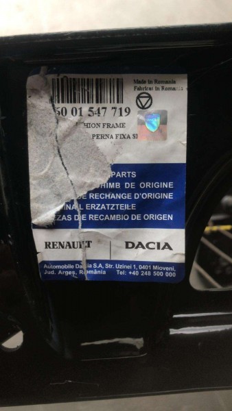 LOGAN SANDERO1 SOL ÖN KOLTUK MİNDER İSKELETİ 6001547719 YP (IA-110)