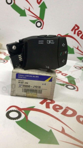 RENAULT FLUENCE MEGANE3 DİREKSİYON RADYO KUMANDA DÜĞMESİ ORJİNAL YP 25550-JY01B (BB130)