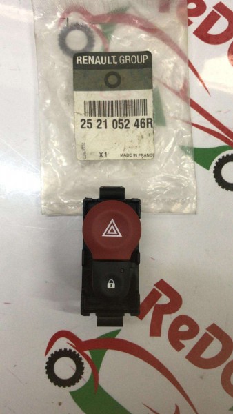 RENAULT KANGOO DÖRTLÜ FLAŞÖR KUMANDA DÜĞMESİ ORJİNAL YP 252105246R (BB130)