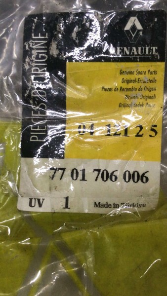 RENAULT MEGANE SOL ÖN KOLTUK KOMPLE SIRT KILIFI ORJİNAL YP 7701706006 (A1-A120)