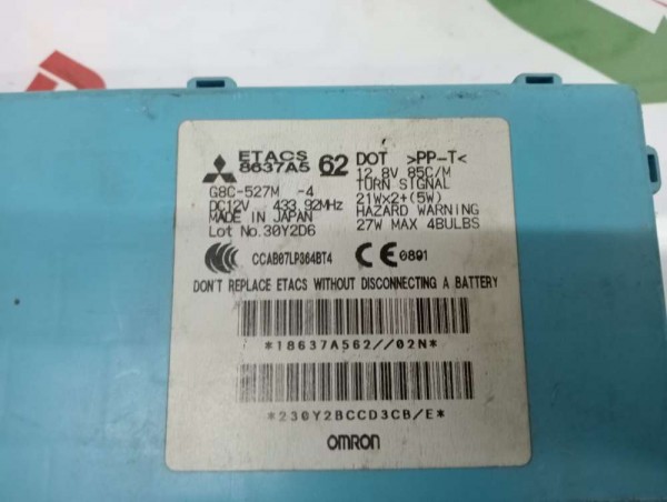 Mitsubishi Pajero Kontrol Ünitesi Modülü Sigorta Kutusu [8637A562] CP [D-E-110]