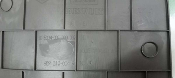 Renault Megane 3 Orta Konsol Sağ Yan Kapak Bakalit Kaplaması Orjinal 689310004R YP (DA-110)