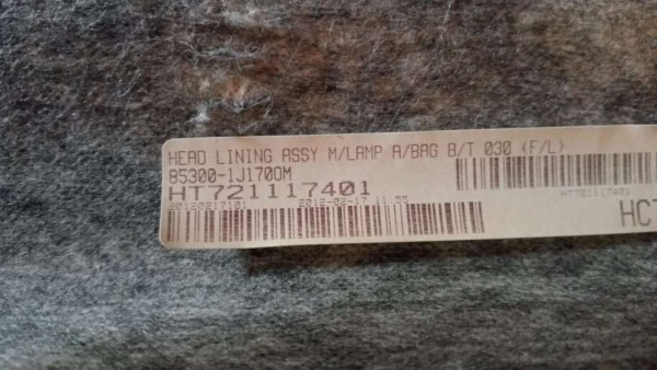 Hyundai İ20 Tavan Döşemesi [85300-1J700] CP