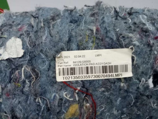 Hyundai İ20 Ön Torpido İç Göğüs İzolasyon Keçesi Sökme [84120-Q0000] YP [G-D-120]