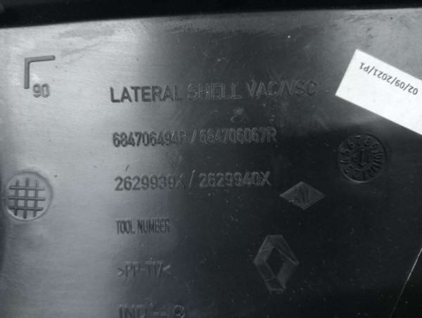 Renault Taliant Dacia Jogger Direksiyon Alt Bakalit Kapağı [684706494R] [684706067R] SP YP