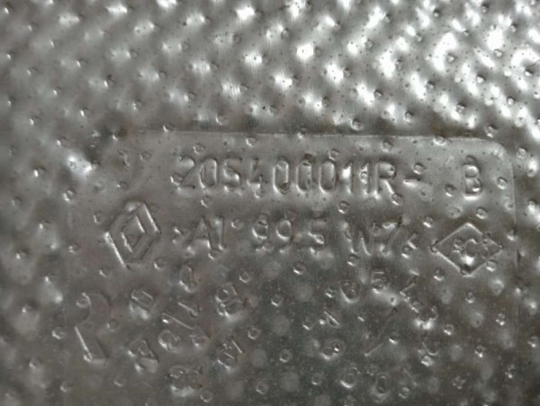 Renault Megane 3 Fluence Egzost Susturucu Muhafazası Isı Koruyucu Kalkanı [205400011R] CP