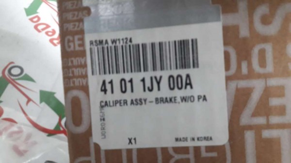 Renault Koleos Sol Ön Fren Kaliperi YP 41011JY00A [B-B-110]