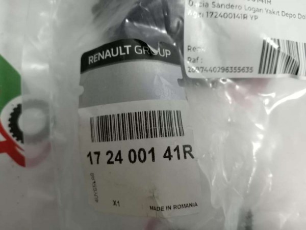 Dacia Sandero Logan Yakıt Depo Doldurma Ağzı 172400141R YP