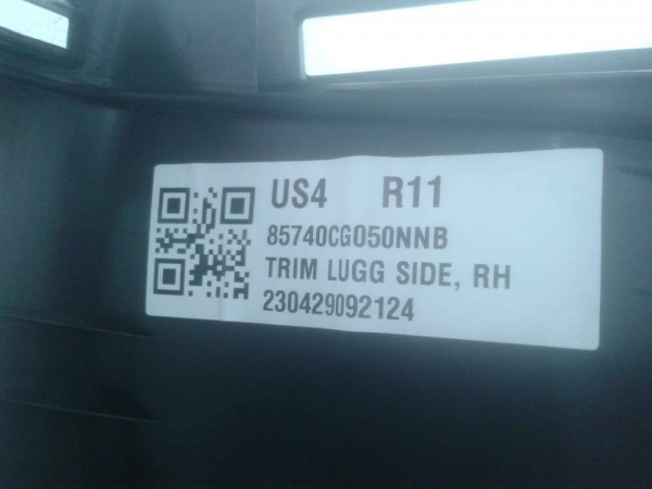 Hyundai Staria Sağ Arka Döşeme (Bagaj Kaplama) 85740CG050 SP YP (IB-130)