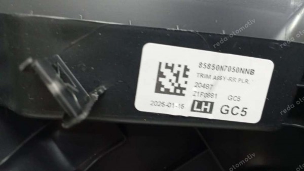 Hyundai Tucson Sol Arka Direk Bakaliti Trim Orj. 85850-N7050 SP YP (EA-120)