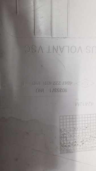 Renault Fluence Megane3 Direksiyon Alt Kapağı Bej 484722242R CP