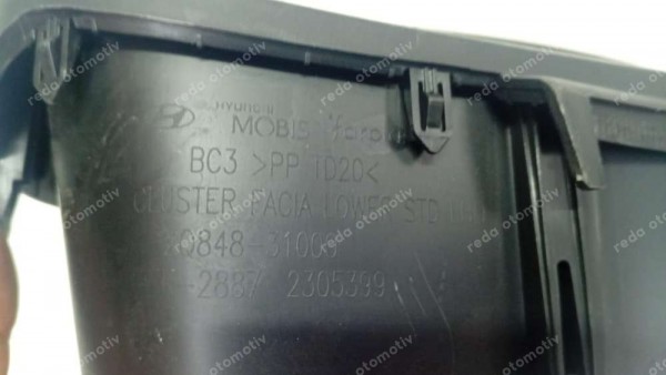 Hyundai Bayon Gösterge Dış Paneli Çerçevesi  84830-Q0000 SP YP (GF-120)