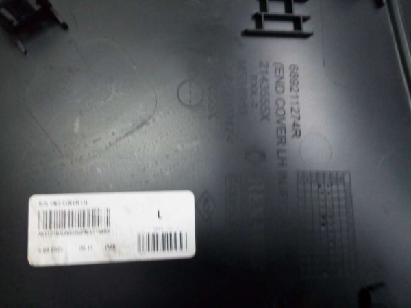 Renault Clio5 Sol Göğüs Kaplama Sigorta Kutusu Kapağı Trim 689211274R CP (DA-110)