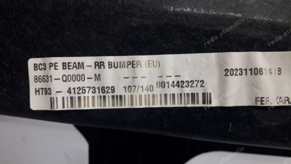 Hyundai İ20 Arka Tampon Demiri 86631-Q0000 SP YP (AE-110)