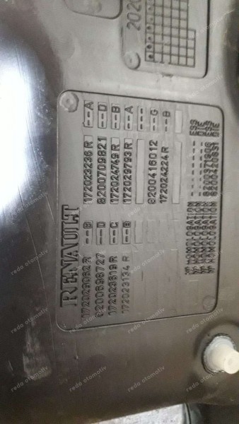 Dacia Duster XJD Yakıt Deposu 172036520R YP