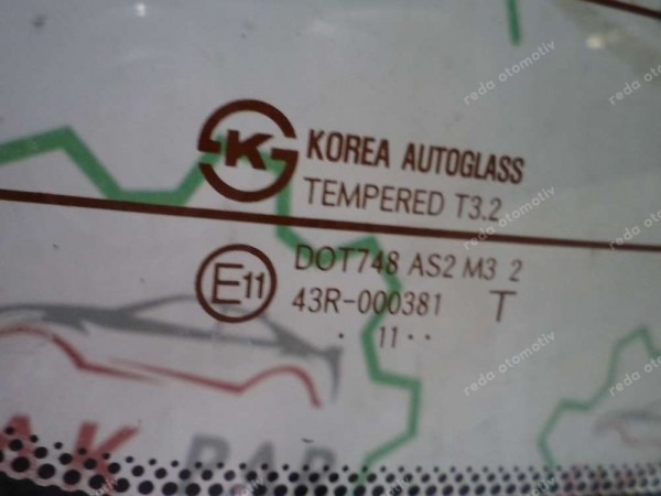 Hyundai Genesis 3.8 Arka Cam Orjinal 43R-000381 CP (IH-109)