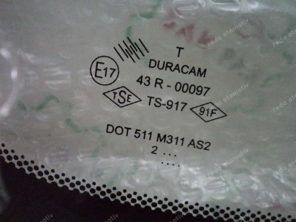 Dacia Lodgy Arka Bagaj Camı Orjinal Sıfır 8200240537 YP (HH-109)