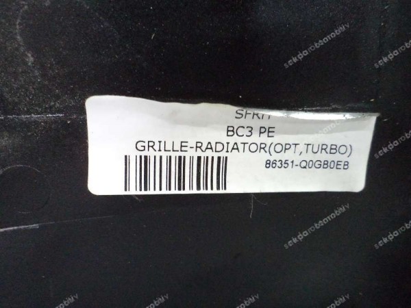 Hyundai İ20 Ön Panjur Piyano Black 86351-Q0GB0 CP (KA130)